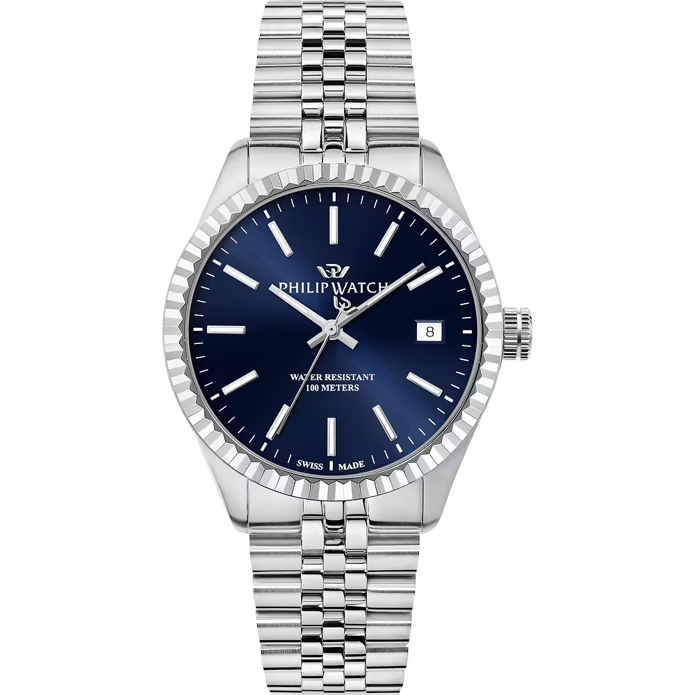 Orologio Uomo Philip Watch Caribe Urban al Quarzo con Quadrante Blu 39 mm 