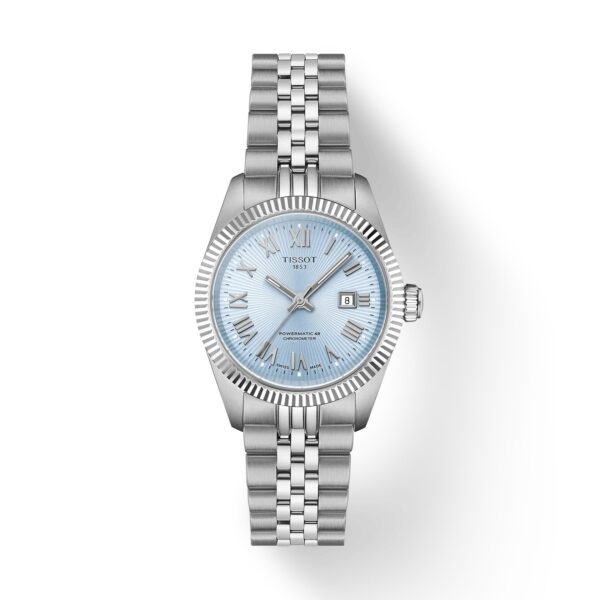 Orologio Donna Tissot Ballade Powermatic Automatico con Quadrante Blu Ghiaccio 30 mm 