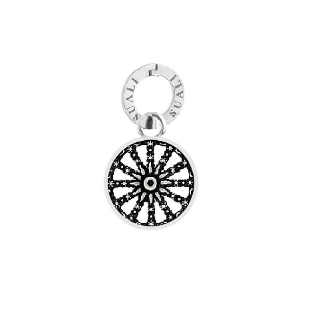 Charm Donna Suali Ruota Carretto Siciliano