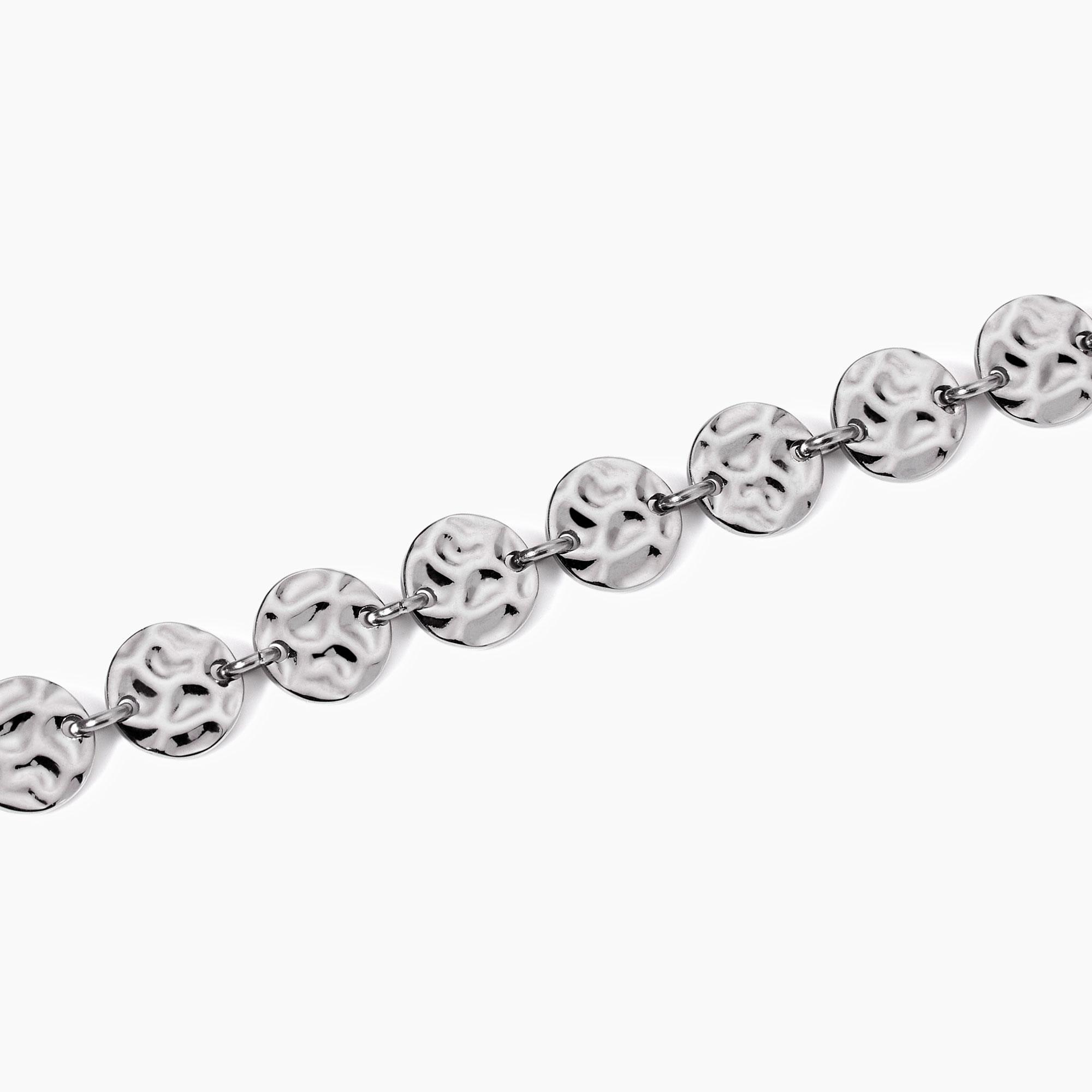 Bracciale Donna Kidult con Tondi Effetto Martellato 