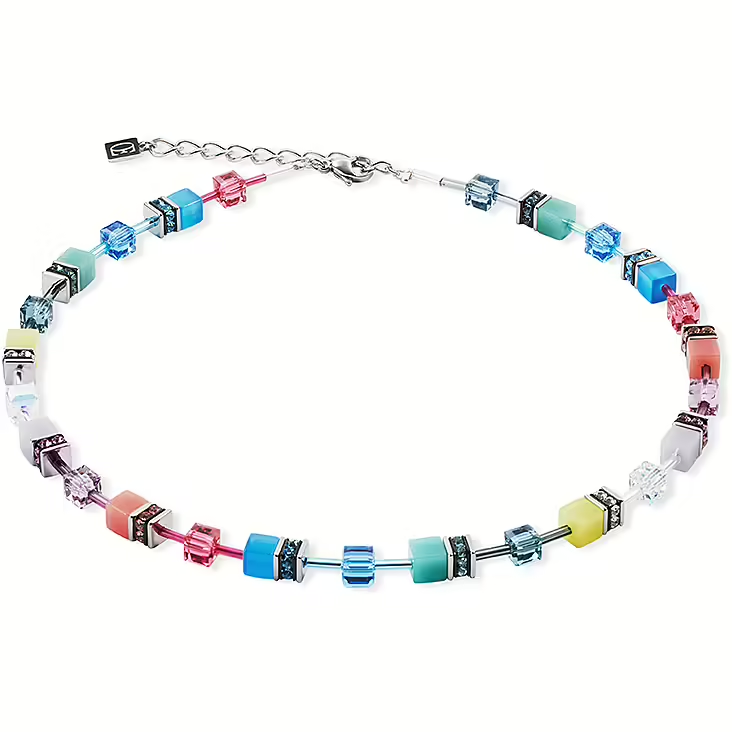 Collana Donna Coeur De Lion Geocube con Pietre Dure 