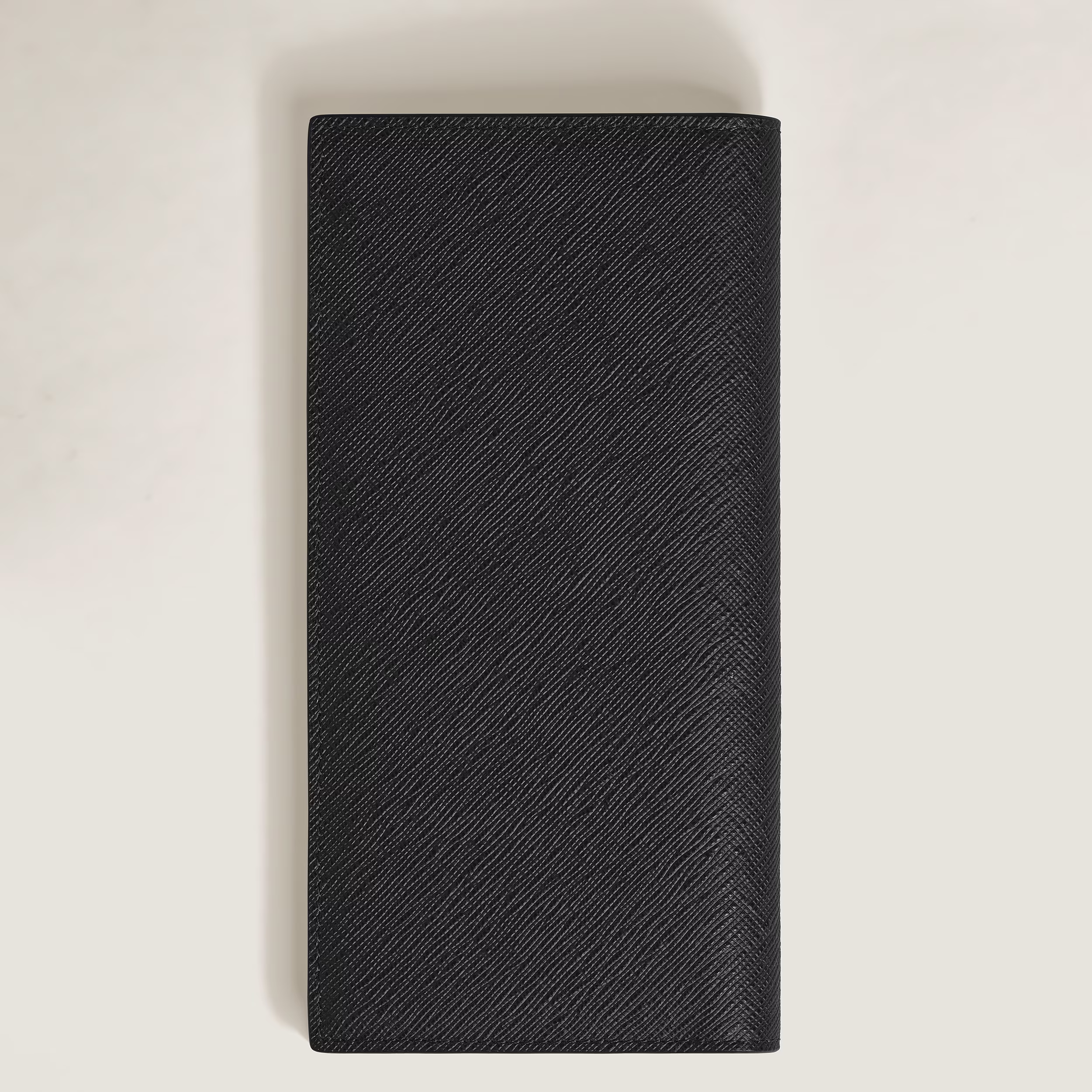 Portafoglio Lungo Montblanc 6 Tasche in Pelle Sartorial Nero