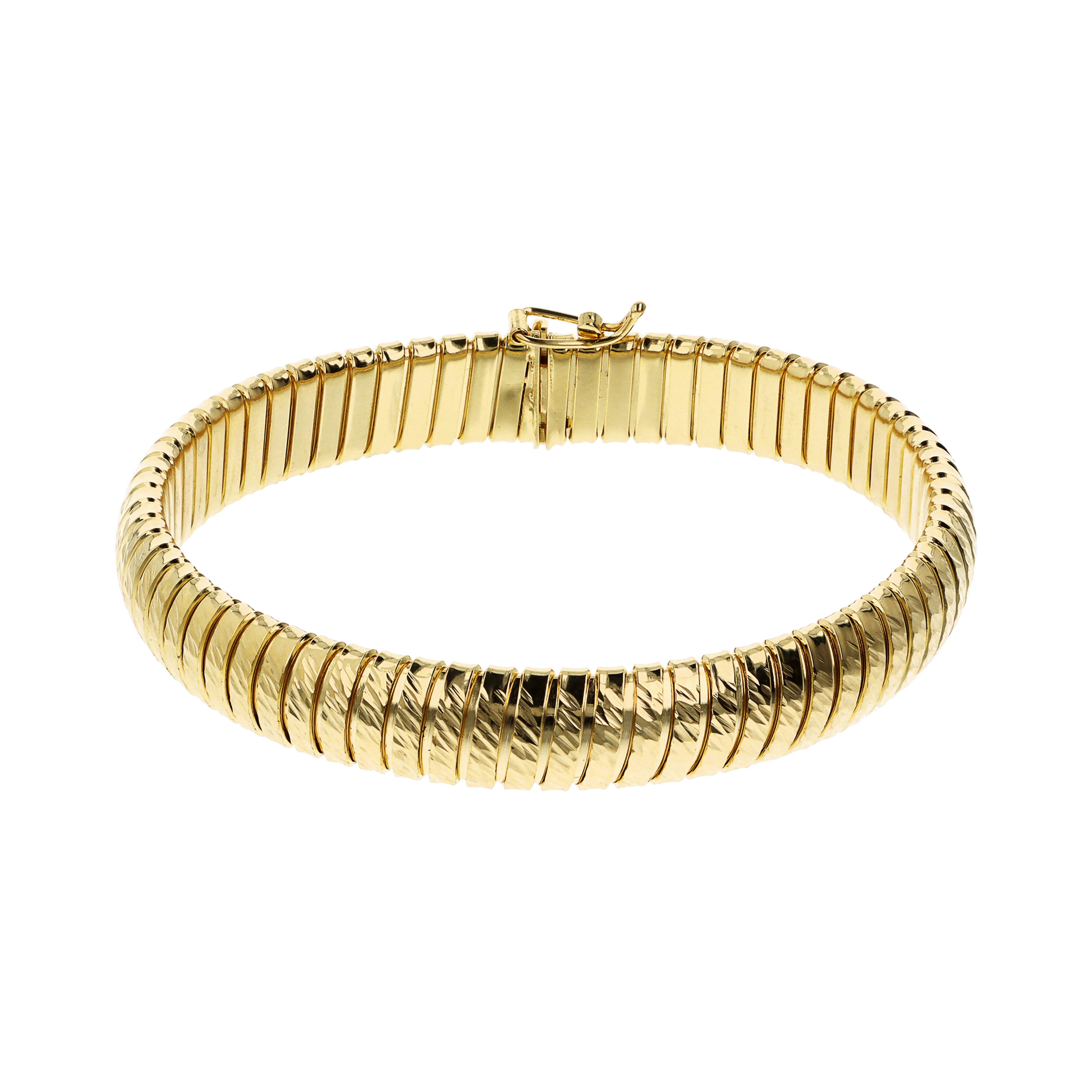 Bracciale Etrusca Tubogas con Superficie Lavorata