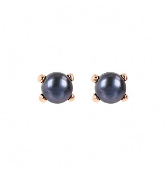 Orecchini Bronzallure Perla Nera