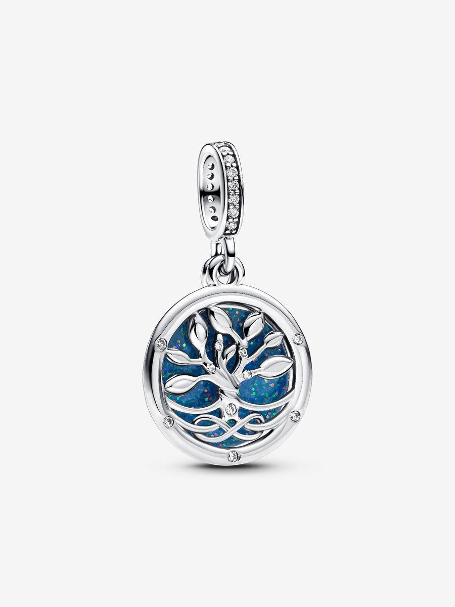 Charm Pandora Pendente Albero della Famiglia Che Si Illumina al Buio