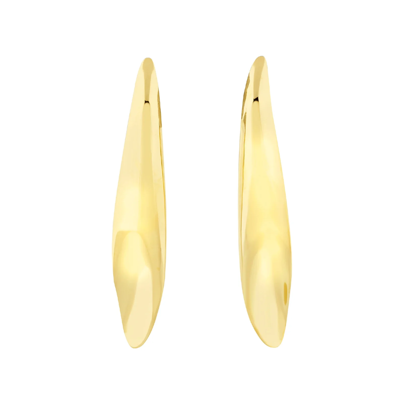 Orecchini Donna Breil B Whisper in Acciaio Dorato dalla Forma Allungata 