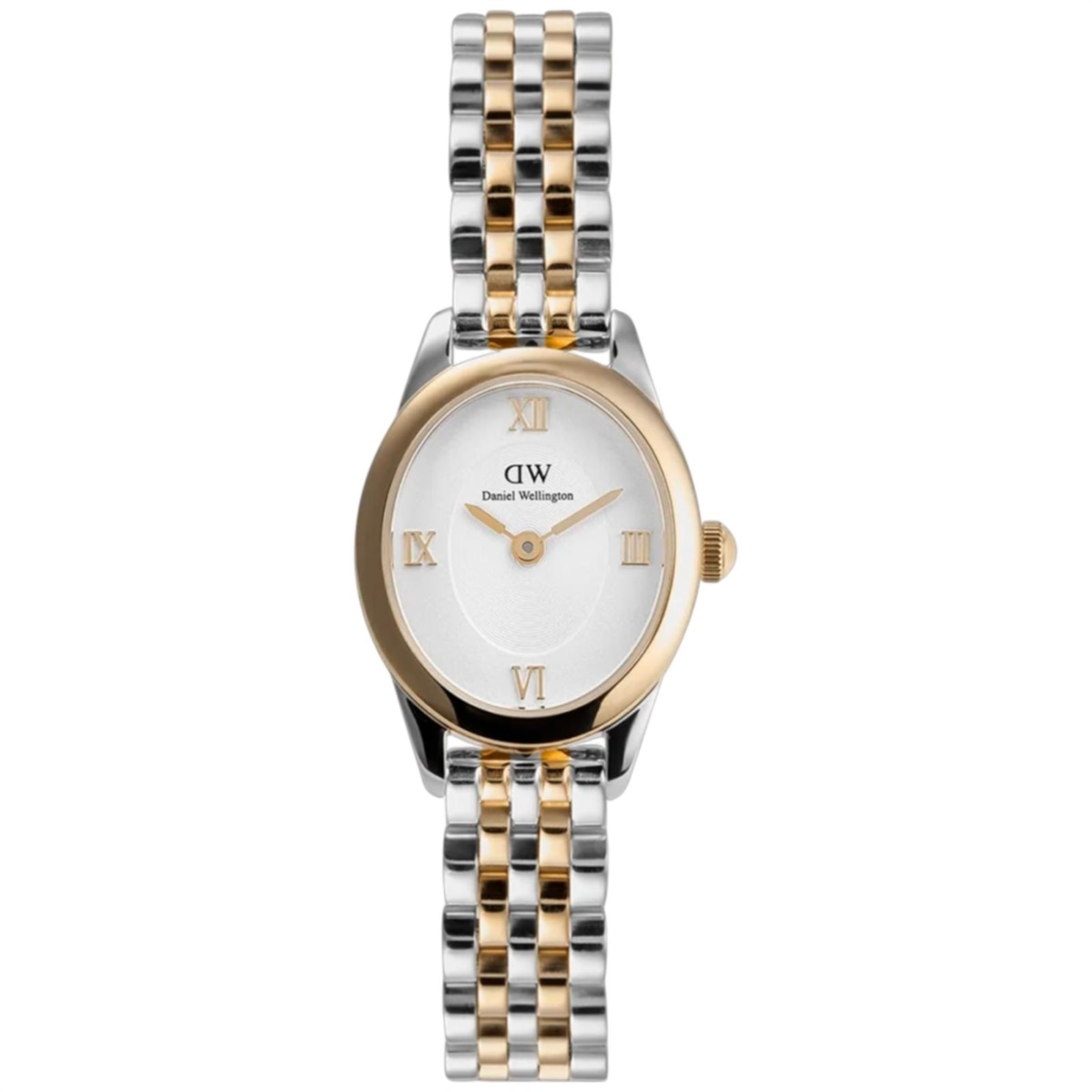 Orologio Donna Daniel Wellington Ophelia Mini Two Tone Gold al Quarzo con Quadrante Bianco 25 mm