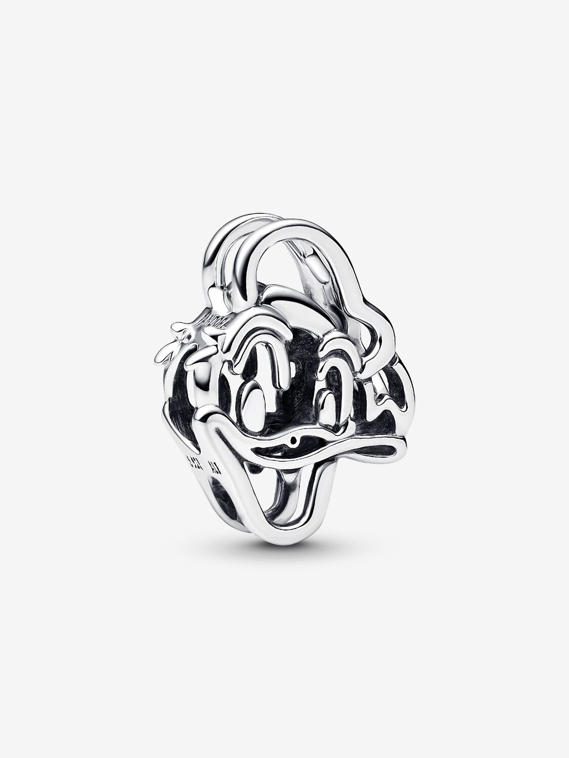 Disney,Openwork Paperino Argento Sterling 925