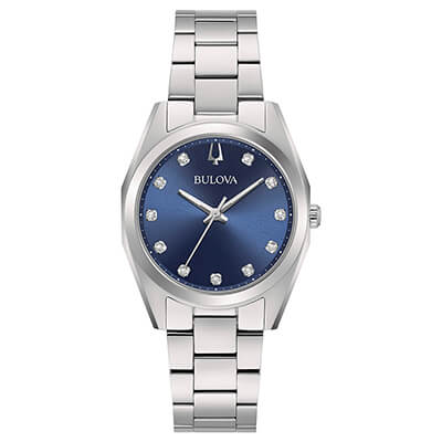Orologio Donna Bulova Surveyor al Quarzo con Quadrante Blu 31 mm