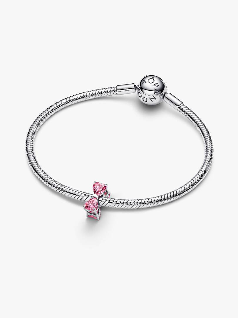 Charm Pandora Fiocco Luminoso Rosa