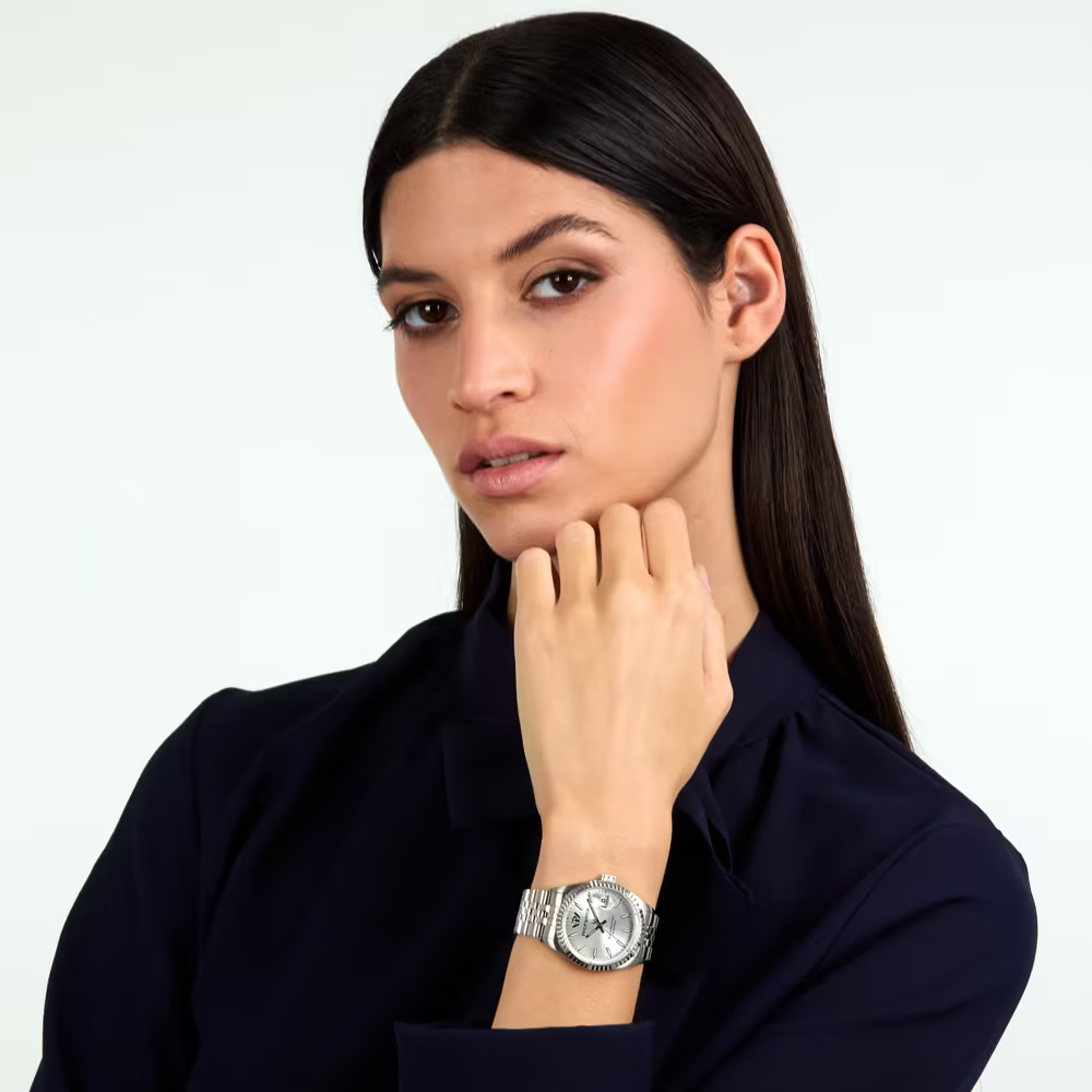 Orologio Donna Philip Watch Caribe Urban al Quarzo con Quadrante Silver 35 mm 