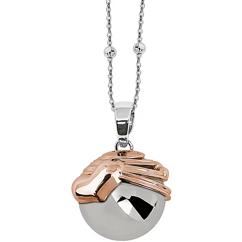 Collana Donna Boccadamo Angelo Mio con Cuore Rosè