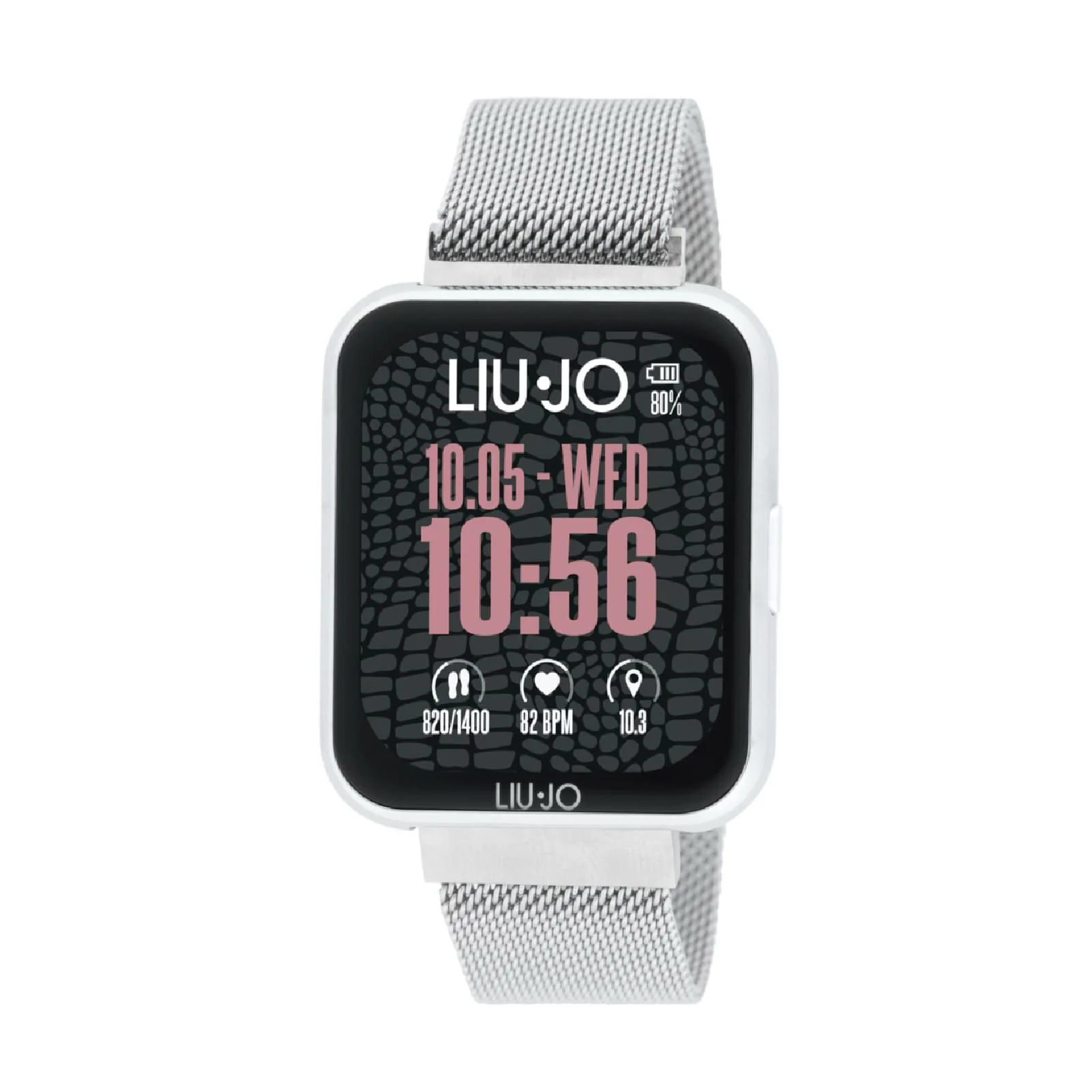 Orologio Unisex Liu-Jo Voice Slim 2.0 Smartwatch con Quadrante Multicolor 42 mm 