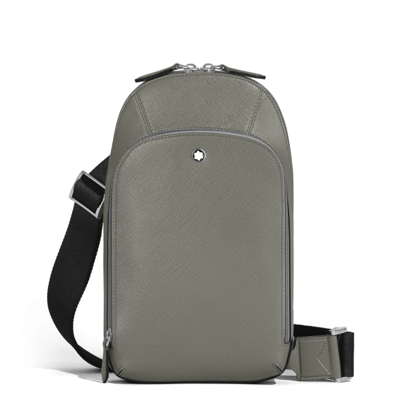Borsa Monospalla Montblanc in Pelle Sartorial 