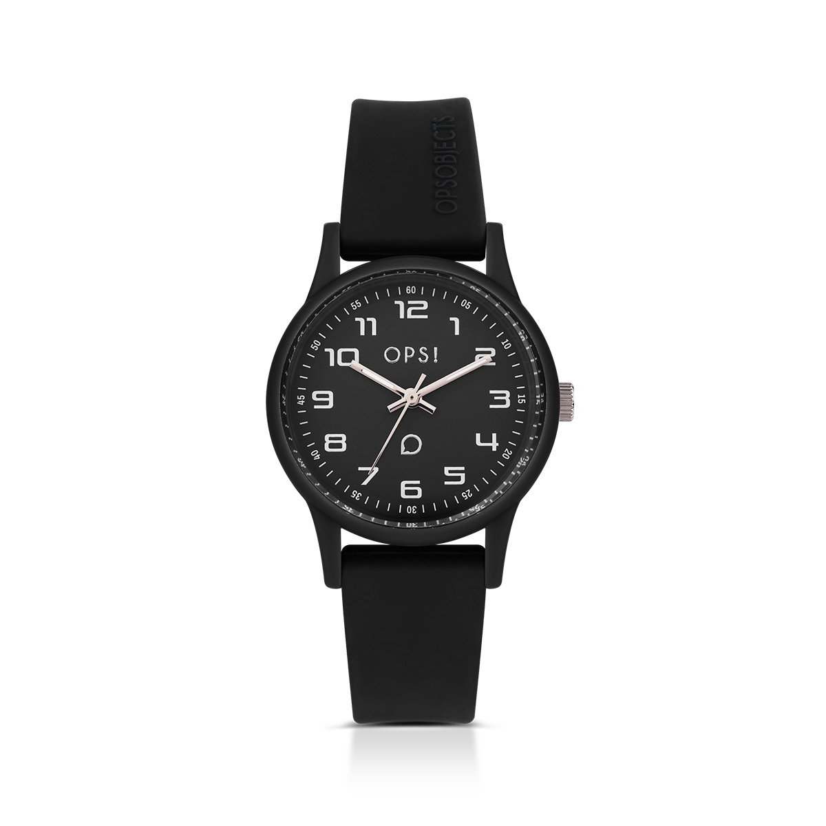 Orologio Unisex Ops Silicon Sport al Quarzo con Quadrante Nero 31,5 mm 