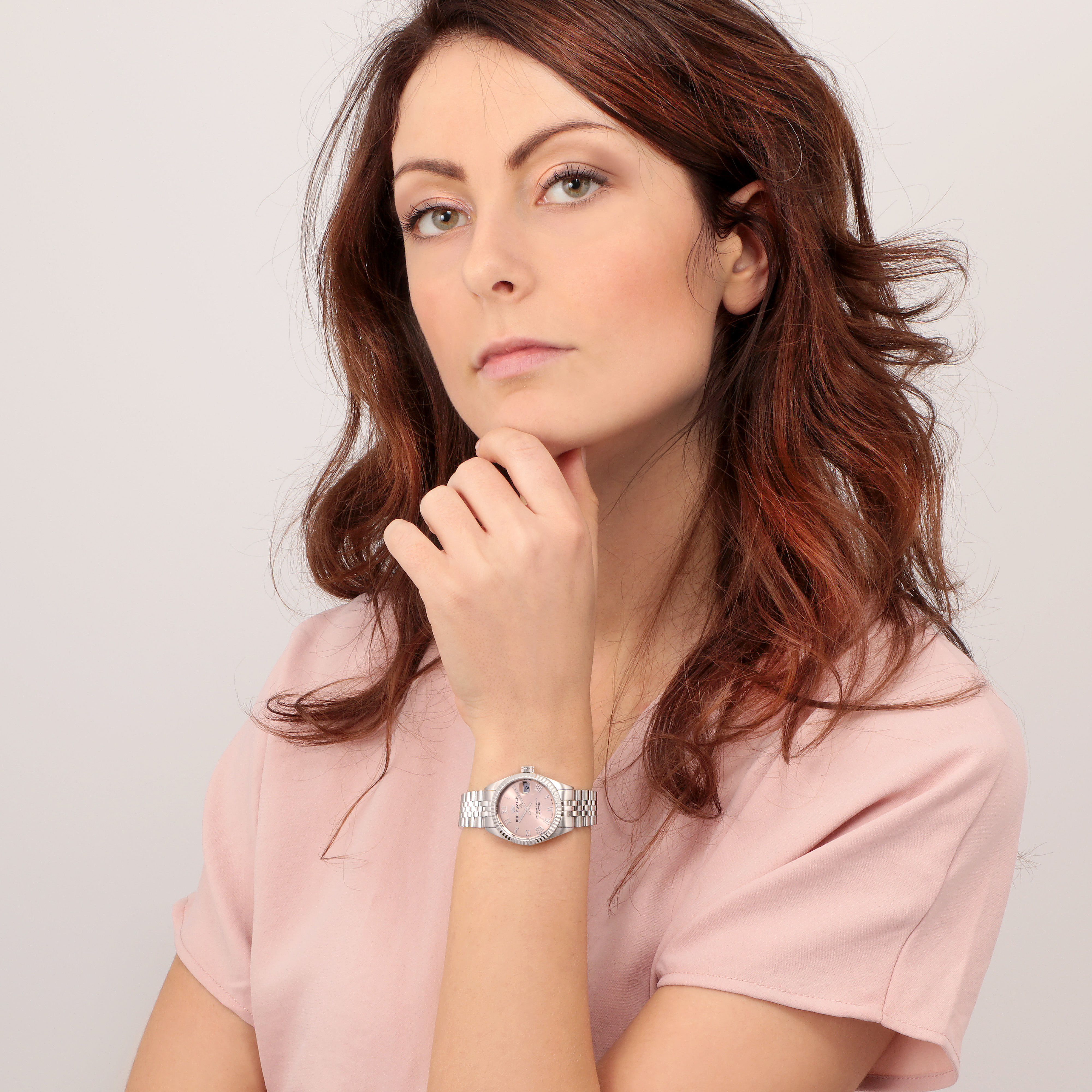 Orologio Donna Philip Watch Caribe al Quarzo con Quadrante Rosa 31 mm