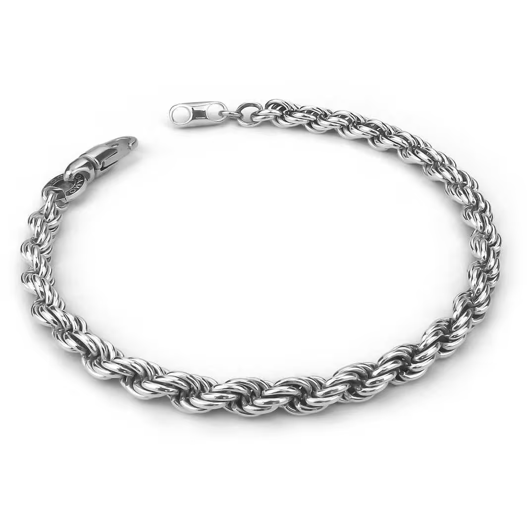 Bracciale Uomo Boccadamo Maglia Corda Grande 