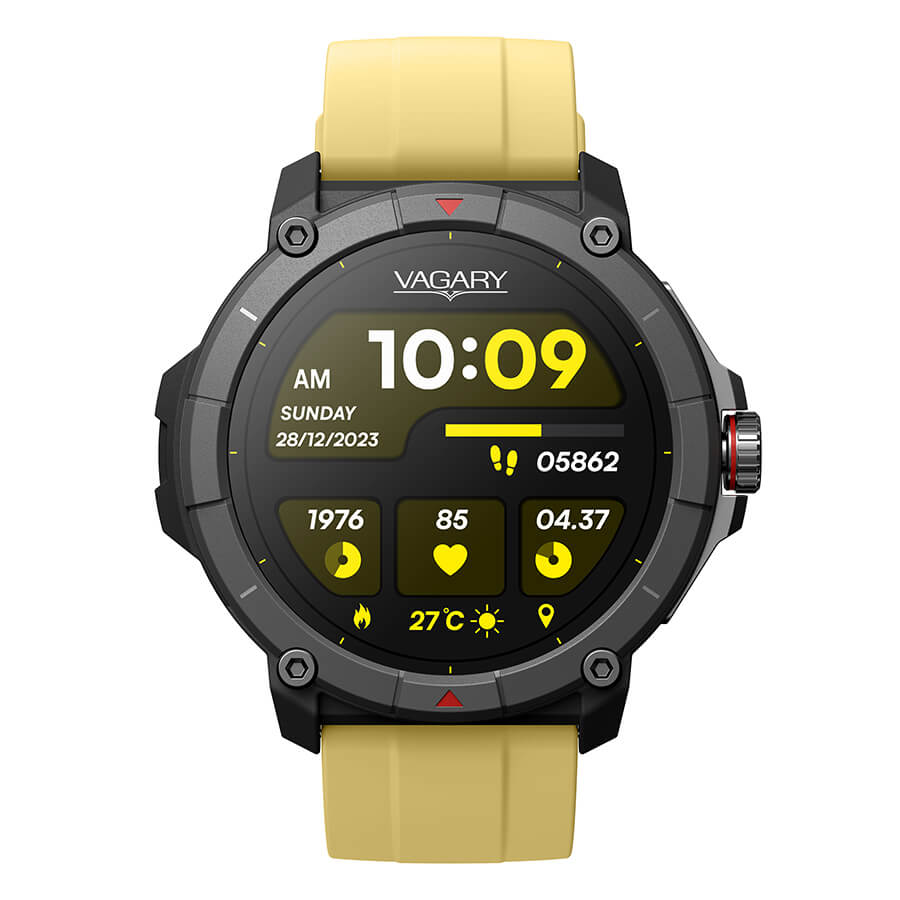 Orologio Uomo Vagary Smartwatch X04A con Quadrante Nero 51 mm 
