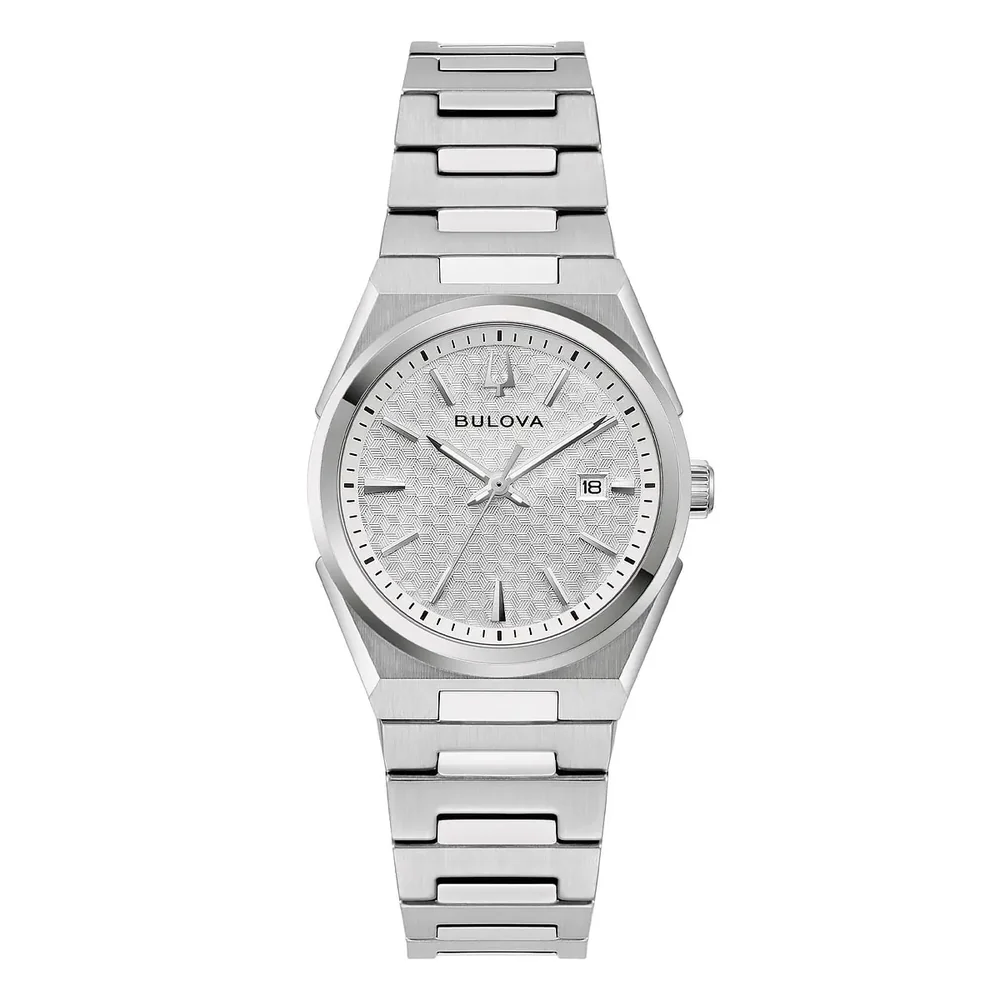 Orologio Donna Bulova Classic Lady al Quarzo con Quadrante Silver 28 mm 
