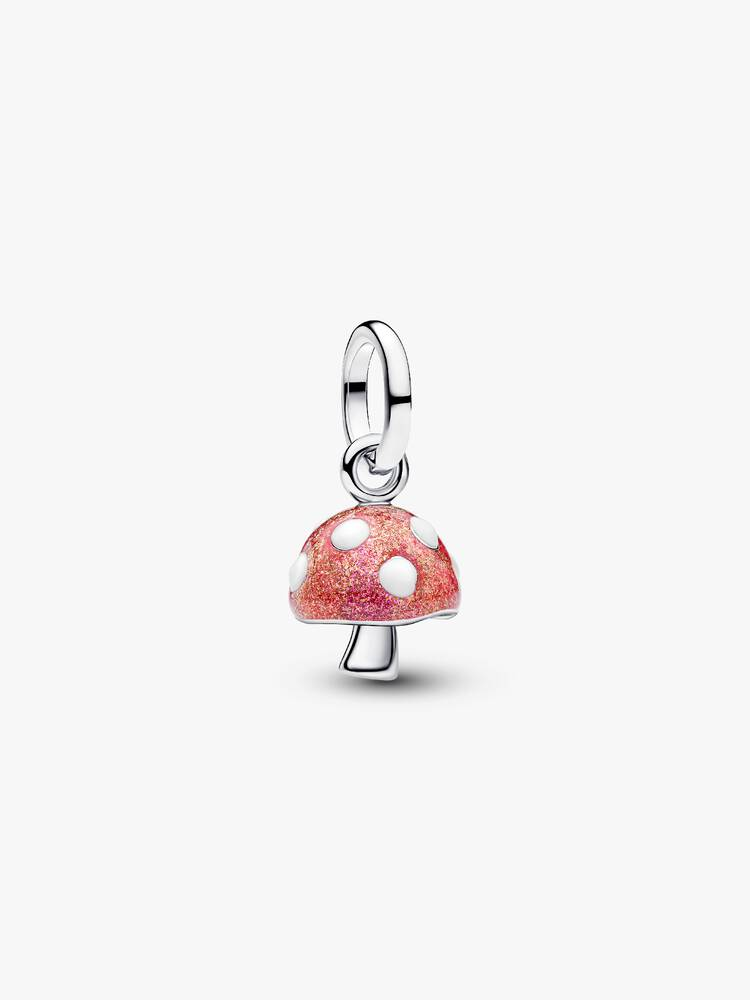 Charm Pendente Pandora Fungo che si illumina al buio