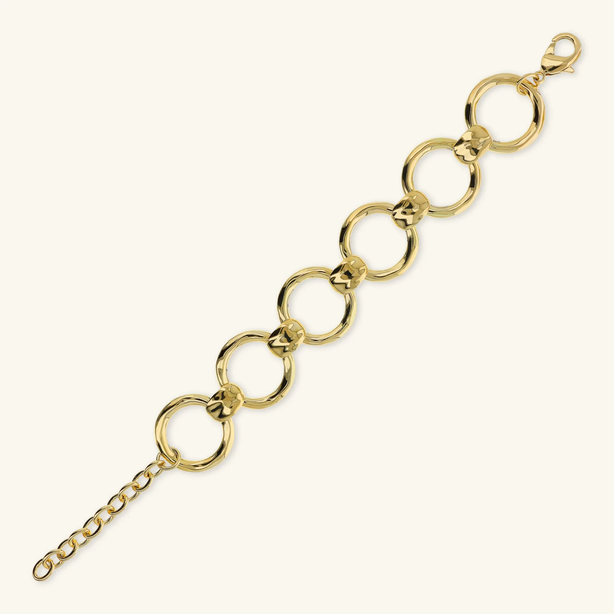 Bracciale Donna Etrusca ad Anelli Martellati