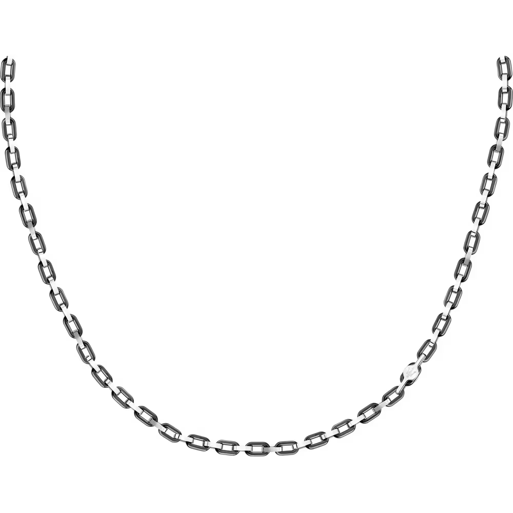 Collana Uomo Maserati Ceramic in Acciaio