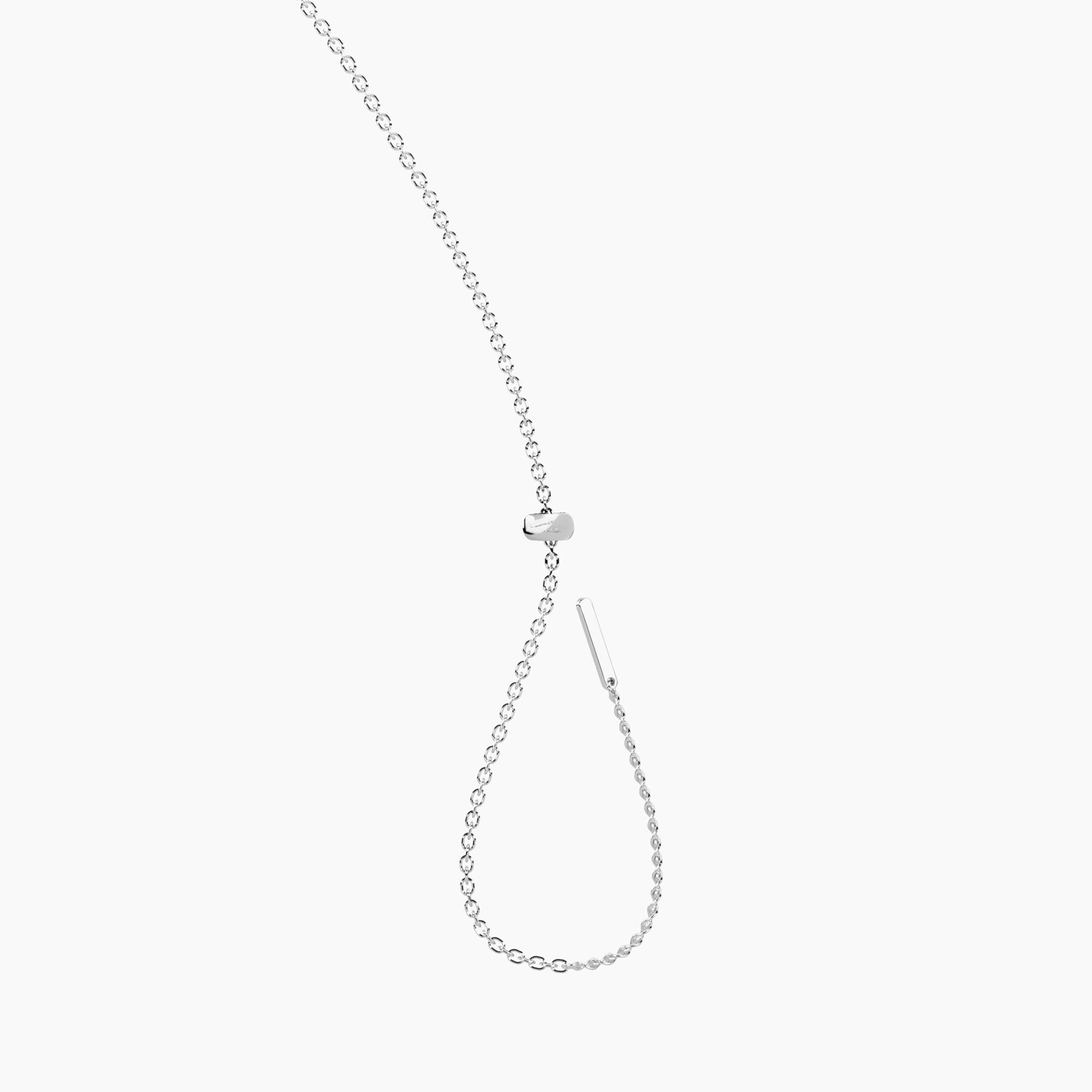 Collana Donna Kidult Intreccio Componibile con Catena Diamantata
