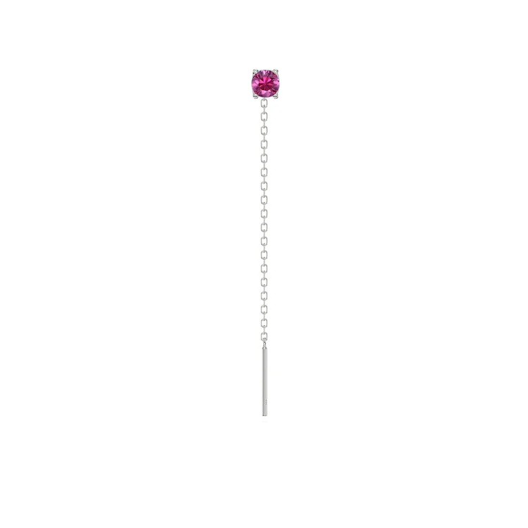 Orecchino Saliscendi Donna Amabile Lovli Luce con Punto Luce Fucsia 