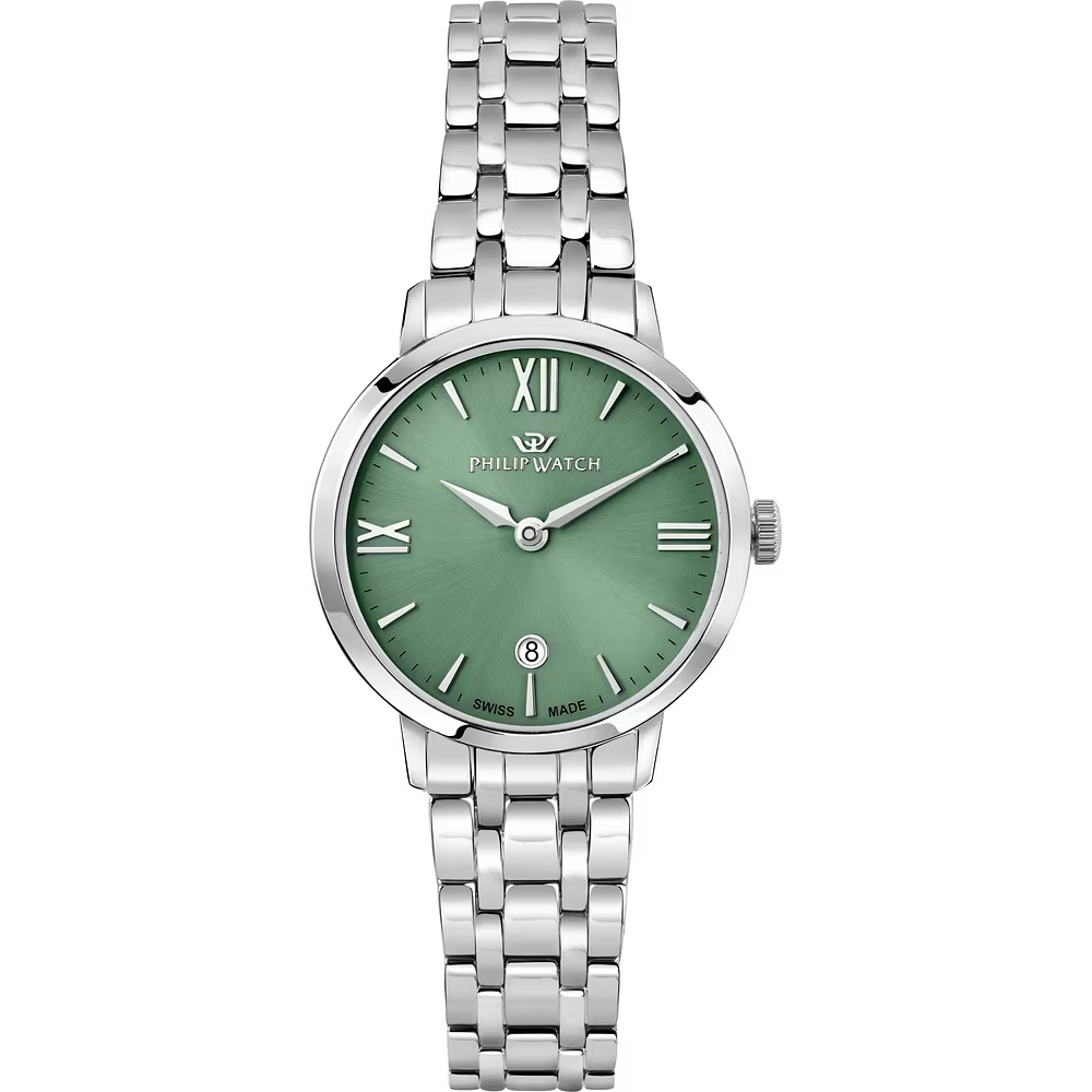 Orologio Donna Philip Watch Audrey al Quarzo con Quadrante Verde 30 mm 