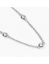 Collana Donna Mabina My Diamond in Argento e Punto Luce Diamanti Lab-Grown