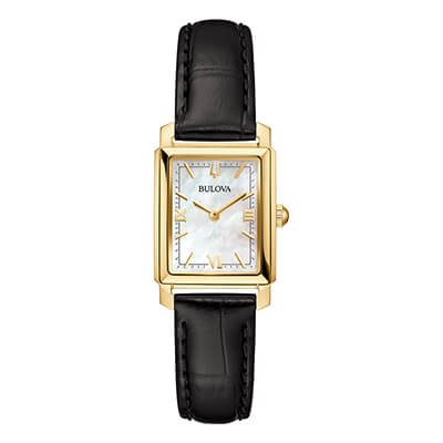 Orologio Donna Bulova Sutton Tank al Quarzo con Quadrante Madreperla 21 mm 