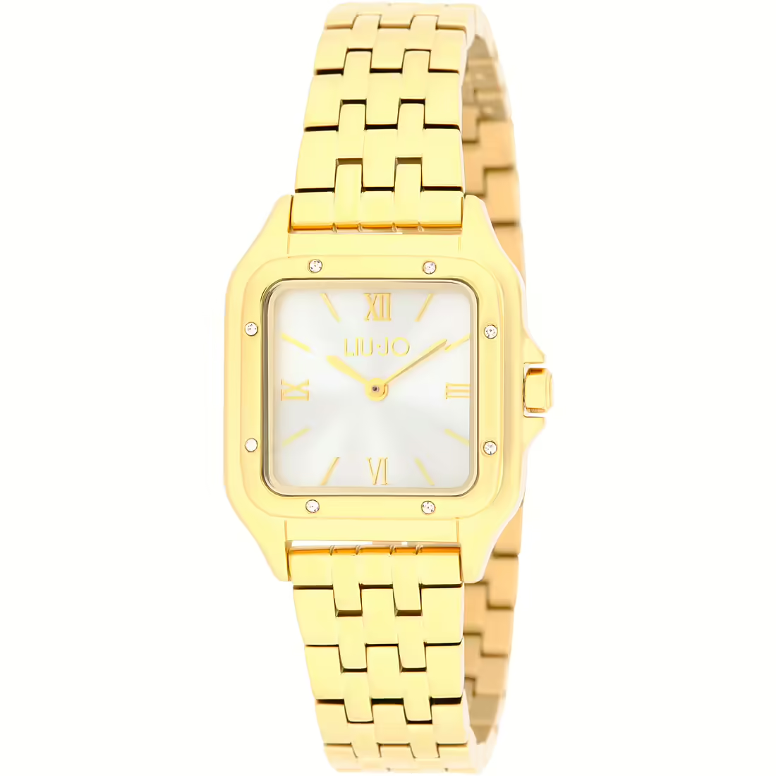 Orologio Donna Liu-Jo Shimler al Quarzo con Quadrante Bianco 28 mm Cinturino Dorato