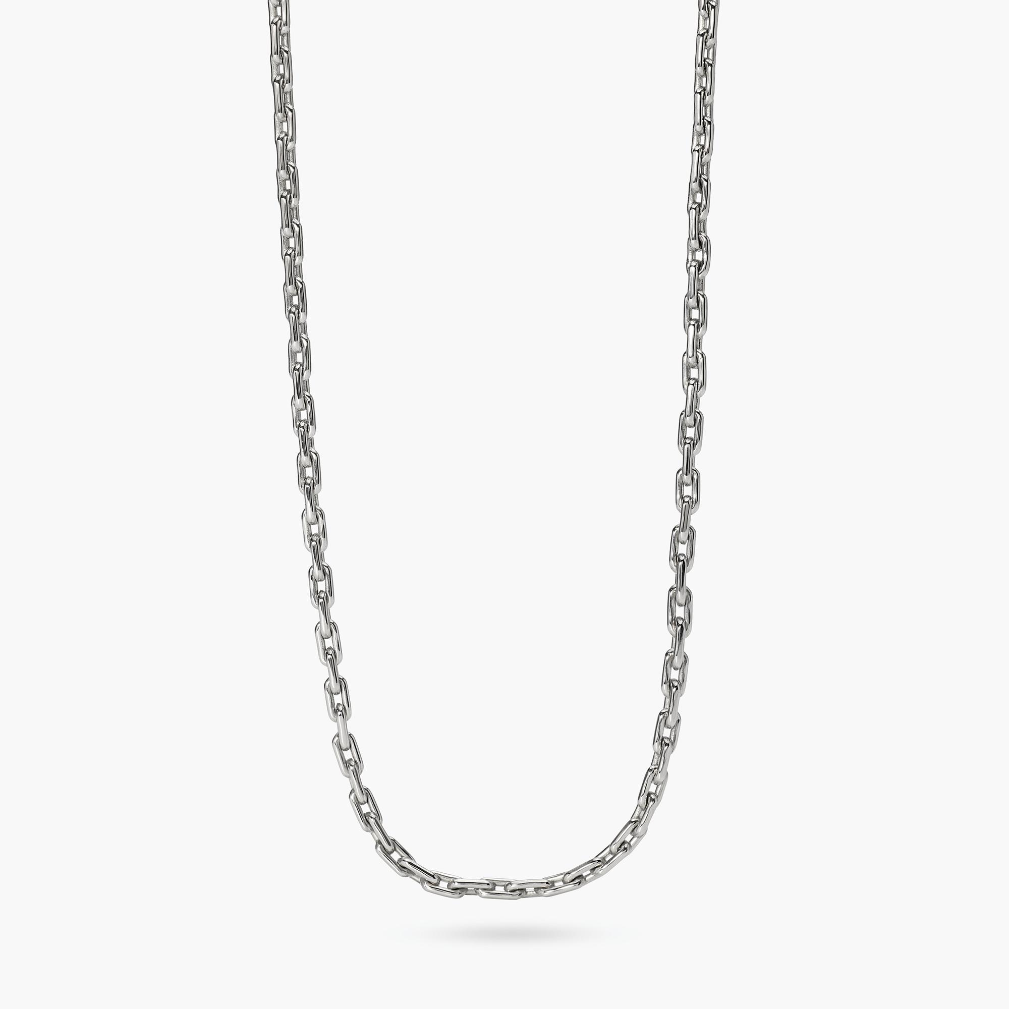 Collana Uomo Kidult con Maglie Allungate in Acciaio