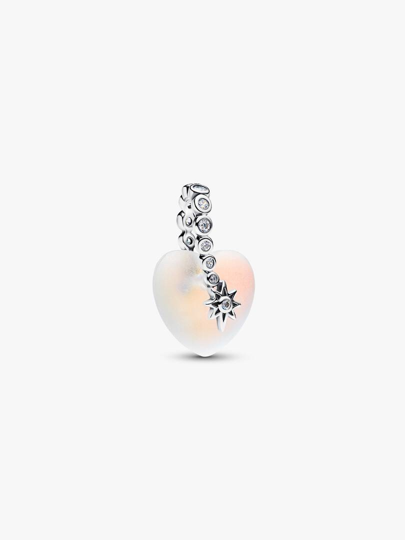 Charm Pendente Pandora Cuore e Stella Cadente