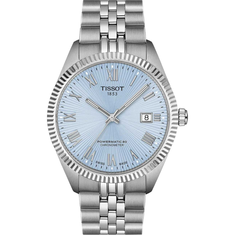 Orologio Uomo Tissot Ballade Automatico con Quadrante Azzurro 39 mm