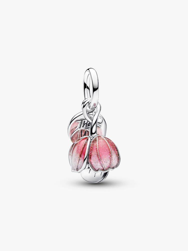 Charm Pendente Pandora Fiore "Thank you"