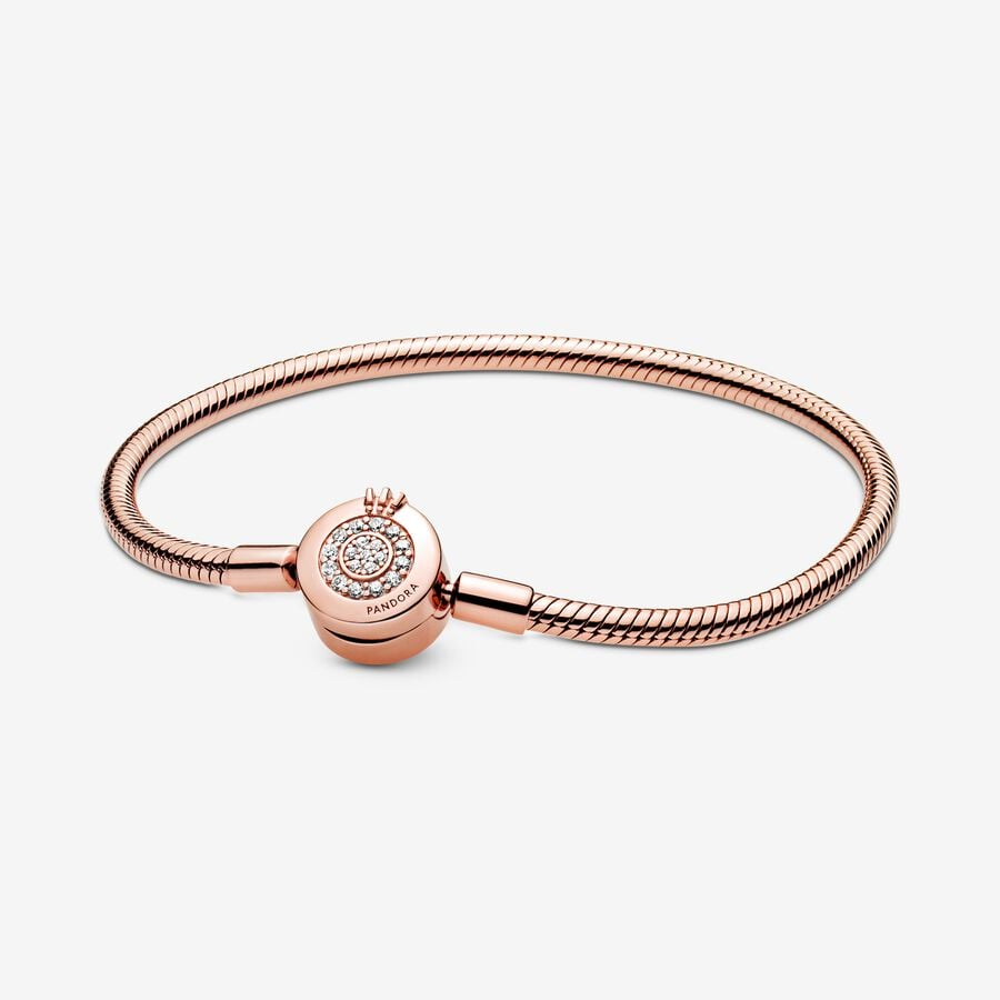 Bracciale Pandora O Coronata Rose