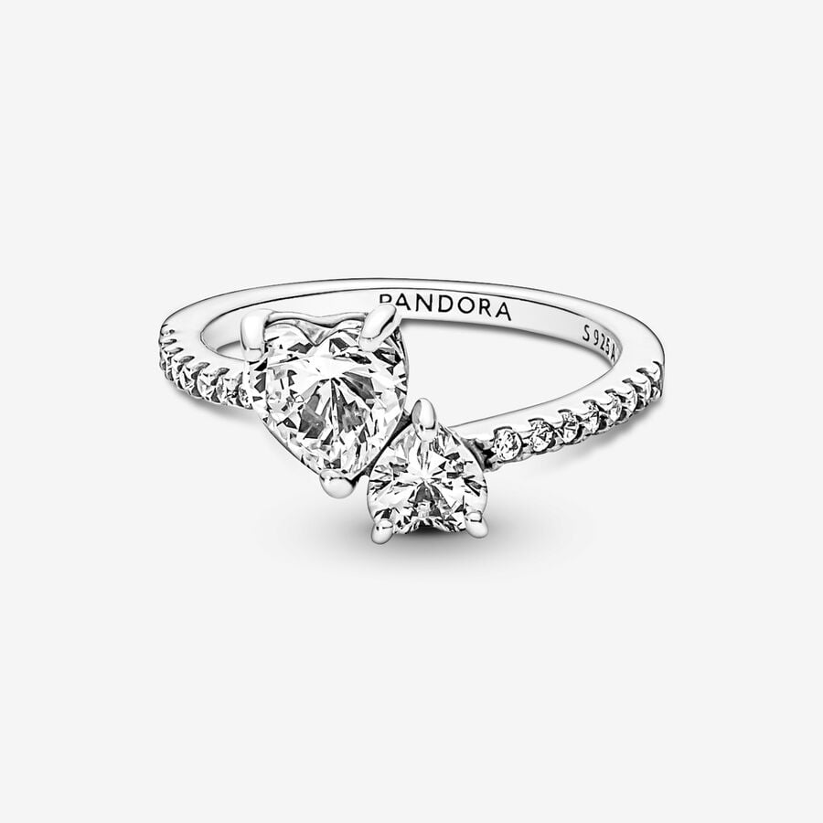 Anello Pandora Unione di Cuori Misura 52