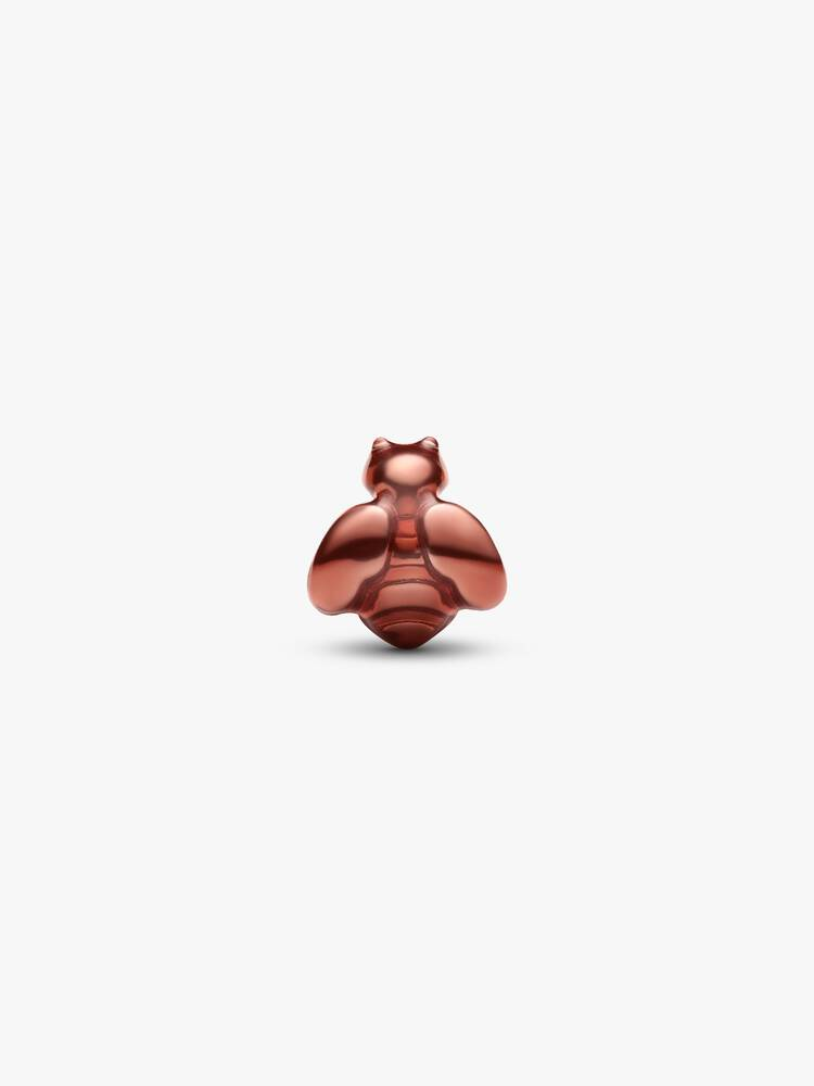 Mini Charm Pandora Ape Effetto Metallico Arancione in Argento Sterling 925