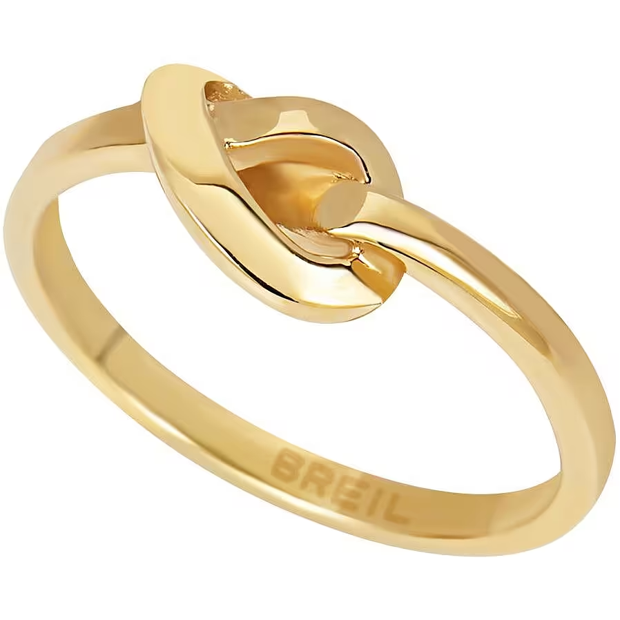 Anello Breil B&Me in Acciaio Finitura Ip Gold