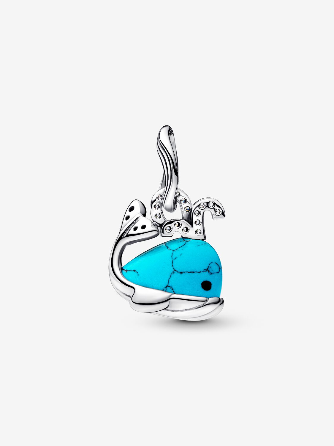 Charm Pandora Pendente Balena Turchese Argento Sterling 925