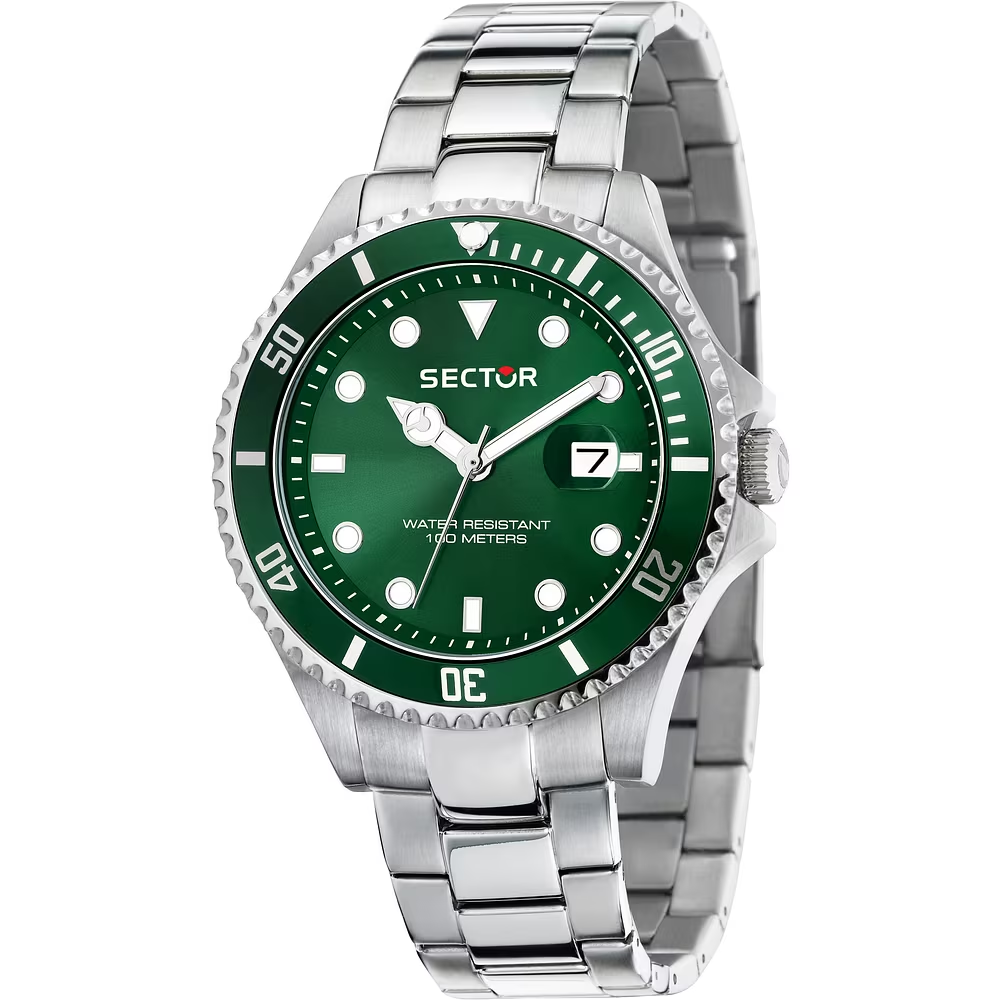 Orologio Uomo Sector 230 al Quarzo con Quadrante Verde 43 mm 