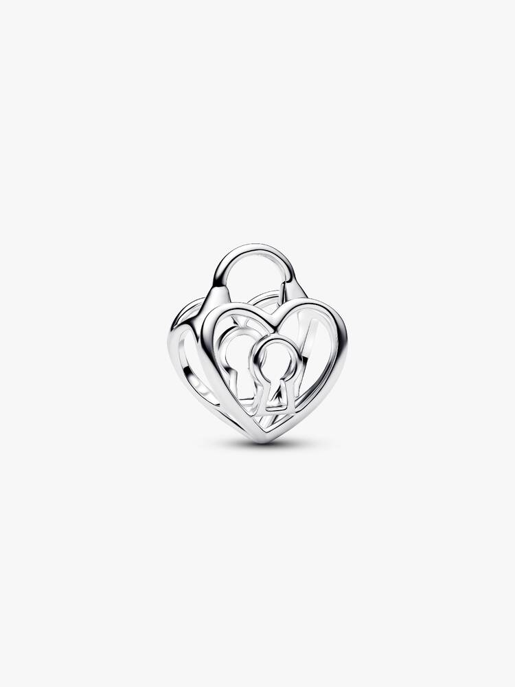 Charm Openwork Pandora Lucchetto Cuore