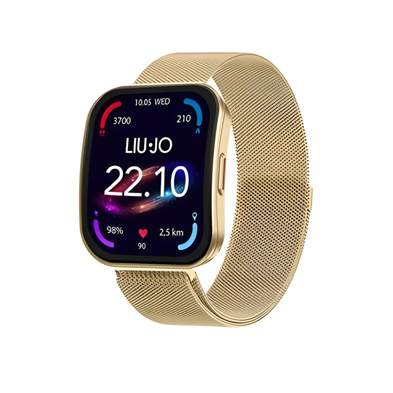 Orologio Unisex Liu-Jo Voice Curved Smartwatch con Quadrante Nero 42 mm 