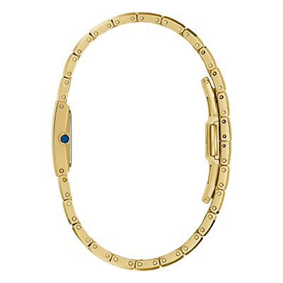 Orologio Donna Bulova Harmony al Quarzo con Quadrante Bianco 14 mm Cinturino Placcato Oro