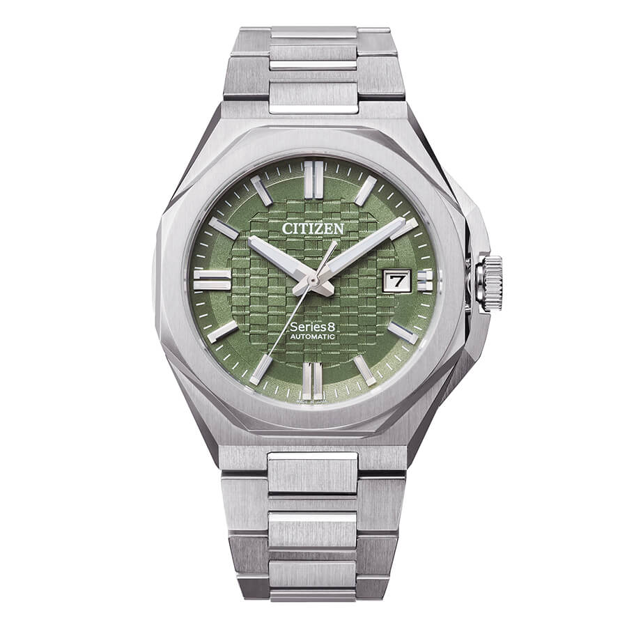 Orologio Uomo Citizen S8 Mechanical Automatico con Quadrante Verde 39 mm 