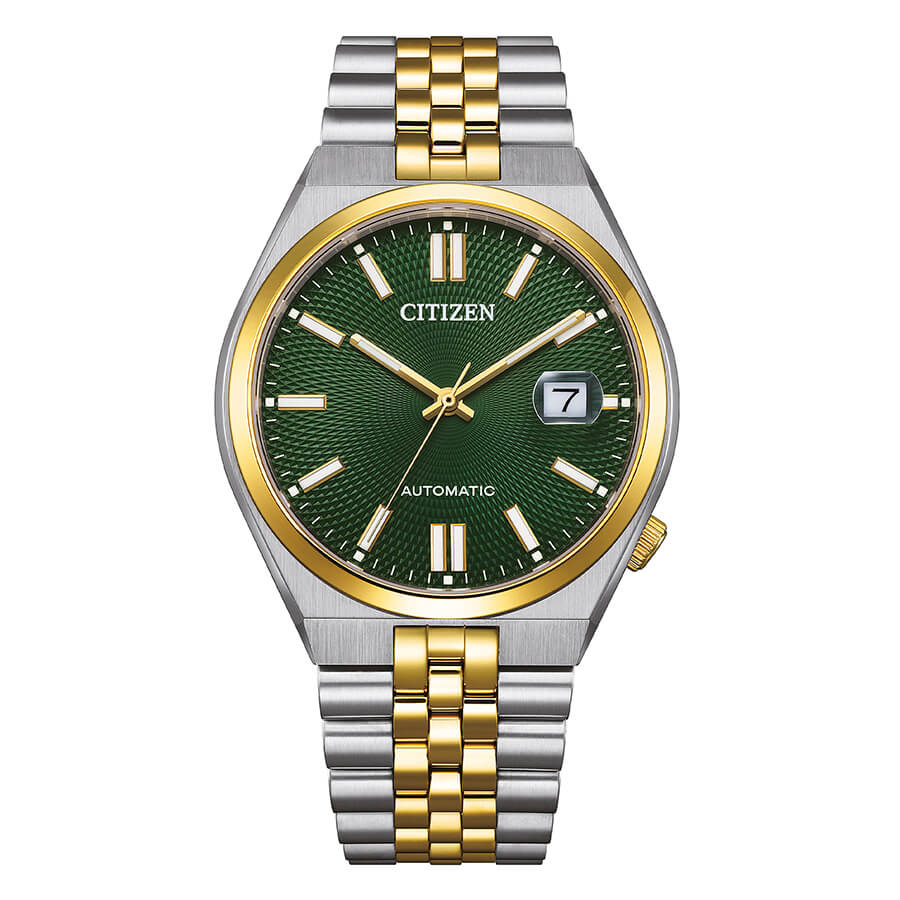 Orologio Uomo Citizen Tsuyosa 60 Automatico con Quadrante Verde 40 mm 