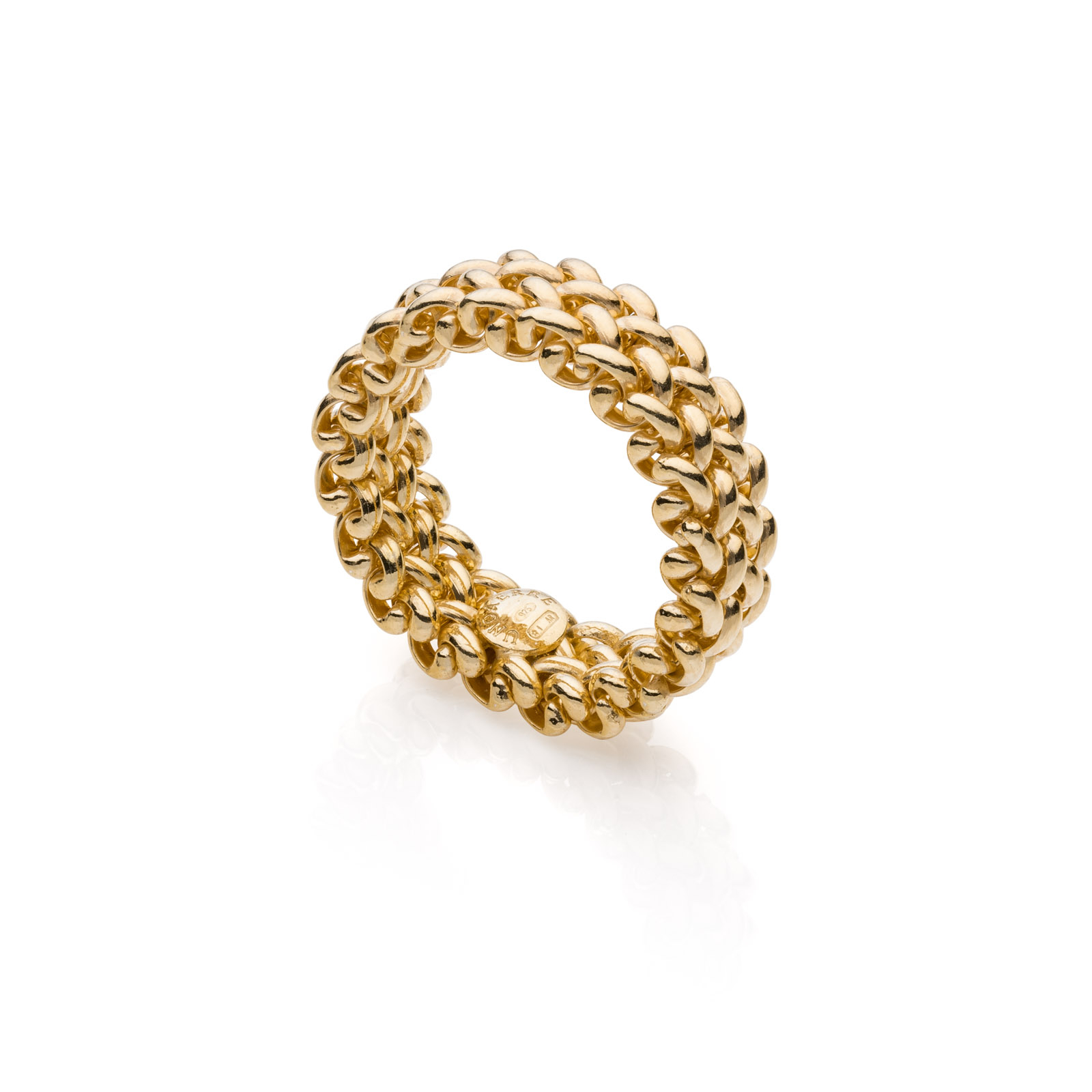 Anello Donna Unoaerre Chicco in Argento Dorato 