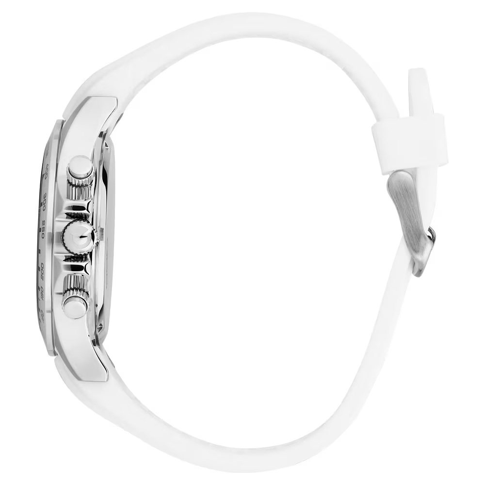 Orologio Uomo Sector 230 Cronografo al Quarzo con Quadrante Silver 43 mm  Cinturino in Plastica Bianco