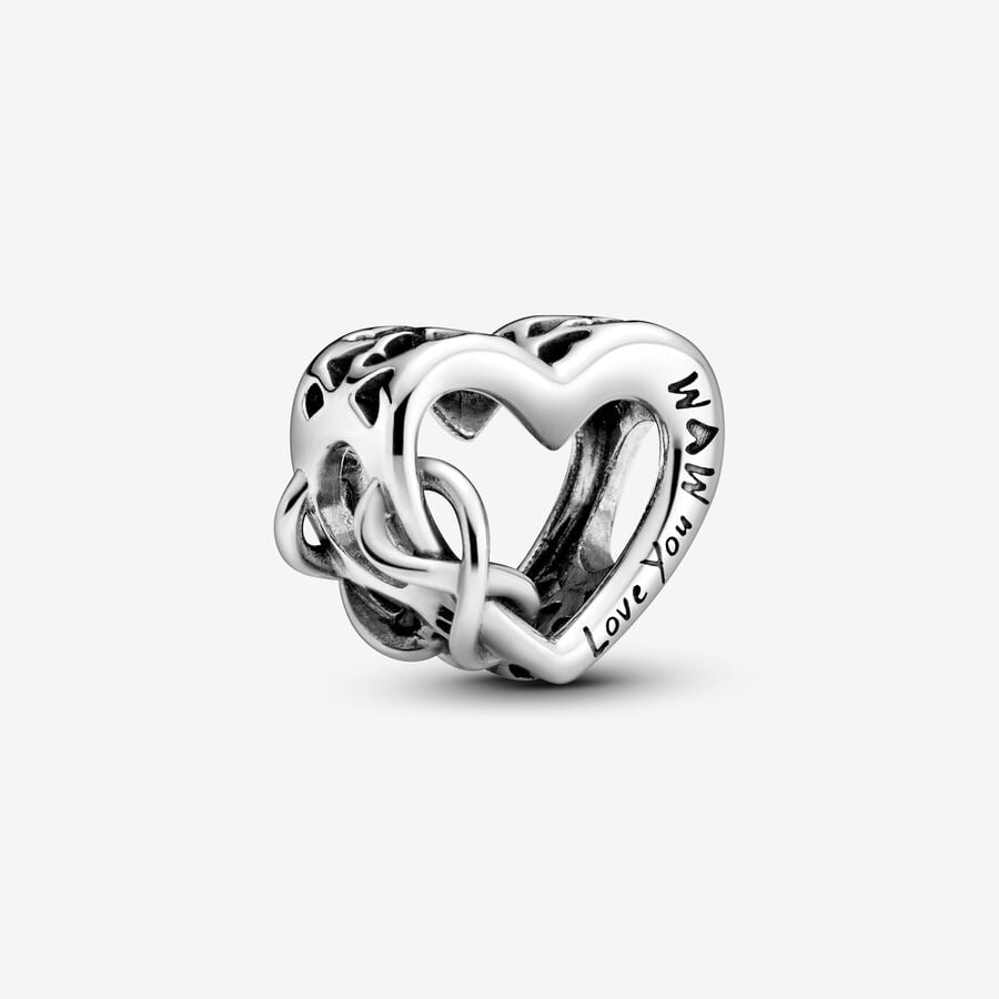 Charm Openwork Pandora Cuore "Ti Amo Mamma"